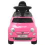 Coche correpasillos Fiat 500 rosa by , Pedal or push vehicles - Ref: Foro24-80217, Price: 63,46 €, Discount: %