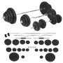 Juego de pesas barra y mancuernas 120 kg von , freies Gewicht - Ref: Foro24-91406, Preis: 507,52 €, Rabatt: %