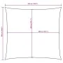 Toldo de vela cuadrado tela Oxford amarillo 5x5 m by , Umbrellas - Ref: Foro24-135581, Price: 82,05 €, Discount: %