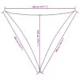 Toldo de vela triangular tela Oxford amarillo 3,6x3,6x3,6 m by , Umbrellas - Ref: Foro24-135611, Price: 28,88 €, Discount: %