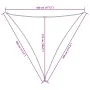 Toldo de vela triangular tela Oxford amarillo 4,5x4,5x4,5 m by , Umbrellas - Ref: Foro24-135618, Price: 37,69 €, Discount: %