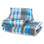 Juego de funda nórdica algodón azul y gris 135x200 cm by , Duvet covers - Ref: Foro24-136070, Price: 34,10 €, Discount: %
