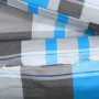 Juego de funda nórdica algodón azul y gris 135x200 cm by , Duvet covers - Ref: Foro24-136070, Price: 34,10 €, Discount: %