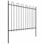 Valla de jardín con puntas de aro acero negro 1,8 m von , Zaunpaneele - Ref: Foro24-144932, Preis: 62,19 €, Rabatt: %