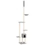 Árbol rascador gatos suelo a techo gris claro 258,5-284,5 cm de , Mobiliario para gatos - Ref: Foro24-171718, Precio: 55,60 €...