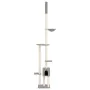 Árbol rascador gatos suelo a techo gris claro 258,5-284,5 cm de , Mobiliario para gatos - Ref: Foro24-171718, Precio: 55,60 €...