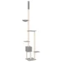 Árbol rascador gatos suelo a techo gris claro 258,5-284,5 cm de , Mobiliario para gatos - Ref: Foro24-171718, Precio: 55,60 €...