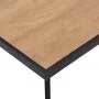 Mesa de comedor de MDF color madera clara y negro 200x100x75 cm by , Kitchen and dining tables - Ref: Foro24-281871, Price: 2...
