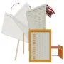 Silla Strandkorb con cojines ratán sintético madera rojo blanco by , Loungers - Ref: Foro24-318665, Price: 315,41 €, Discount: %