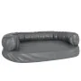 Cama para perros de espuma cuero sintético gris 88x65 cm by , Beds for dogs - Ref: Foro24-171318, Price: 83,19 €, Discount: %