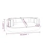 Cama para perros de espuma cuero sintético gris 88x65 cm by , Beds for dogs - Ref: Foro24-171318, Price: 83,19 €, Discount: %