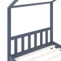 Estructura de cama infantil madera maciza pino gris 90x200 cm von , Kinderbetten und Betten für Kinder - Ref: Foro24-283372, ...