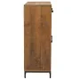 Zapatero de madera maciza de pino 75x40x110 cm de , Zapateros y organizadores de calzado - Ref: Foro24-349933, Precio: 257,31...