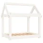 Cama para perros madera maciza de pino blanco 71x55x70 cm by , Beds for dogs - Ref: Foro24-822203, Price: 59,46 €, Discount: %