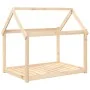 Cama para perros madera maciza de pino 111x80x100 cm de , Camas para perros - Ref: Foro24-822217, Precio: 85,23 €, Descuento: %