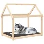 Cama para perros madera maciza de pino 111x80x100 cm de , Camas para perros - Ref: Foro24-822217, Precio: 85,23 €, Descuento: %