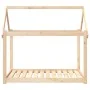 Cama para perros madera maciza de pino 111x80x100 cm de , Camas para perros - Ref: Foro24-822217, Precio: 85,23 €, Descuento: %
