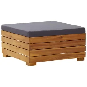 Reposapiés seccional con cojín madera maciza de acacia by , Modular outdoor sofas - Ref: Foro24-46691, Price: 130,11 €, Disco...