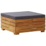 Reposapiés seccional con cojín madera maciza de acacia by , Modular outdoor sofas - Ref: Foro24-46691, Price: 130,11 €, Disco...