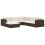 Asiento seccional central y cojines 1 ud ratán sintético negro von , Modulare Sofas für den Außenbereich - Ref: Foro24-46794,...