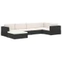 Asiento seccional central y cojines 1 ud ratán sintético negro von , Modulare Sofas für den Außenbereich - Ref: Foro24-46794,...