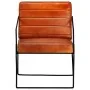 Sillón de cuero auténtico marrón canela by , Armchairs - Ref: Foro24-284411, Price: 233,78 €, Discount: %
