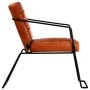 Sillón de cuero auténtico marrón canela by , Armchairs - Ref: Foro24-284411, Price: 233,78 €, Discount: %