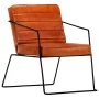 Sillón de cuero auténtico marrón canela by , Armchairs - Ref: Foro24-284411, Price: 233,78 €, Discount: %