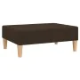 Reposapiés de tela marrón oscuro 78x56x32 cm by , Ottomans - Ref: Foro24-337679, Price: 65,34 €, Discount: %