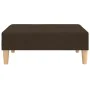 Reposapiés de tela marrón oscuro 78x56x32 cm by , Ottomans - Ref: Foro24-337679, Price: 65,34 €, Discount: %