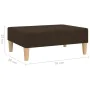 Reposapiés de tela marrón oscuro 78x56x32 cm by , Ottomans - Ref: Foro24-337679, Price: 65,34 €, Discount: %
