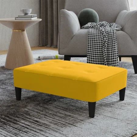 Reposapiés de terciopelo amarillo 78x56x32 cm von , Osmanen - Ref: Foro24-337735, Preis: 65,49 €, Rabatt: %