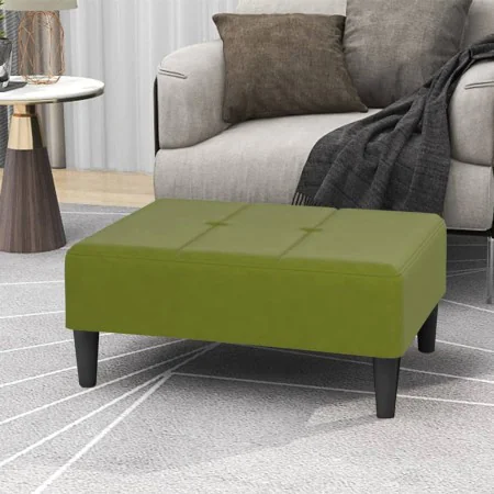 Reposapiés de terciopelo verde 78x56x32 cm by , Ottomans - Ref: Foro24-337761, Price: 52,45 €, Discount: %