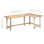 Escritorio de madera maciza de mango 180x120x76 cm von , Schreibtische - Ref: Foro24-247905, Preis: 493,46 €, Rabatt: %