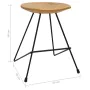 Taburetes de cocina 2 unidades madera de teca maciza de , Taburetes y sillas plegables - Ref: Foro24-285202, Precio: 116,01 €...
