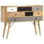 Aparador de madera maciza de mango 110x30x82 cm von , Sideboards - Ref: Foro24-285822, Preis: 259,07 €, Rabatt: %