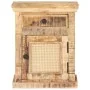Mesita de noche madera maciza mango y caña natural 40x30x50 cm by , Nightstands - Ref: Foro24-289088, Price: 91,80 €, Discoun...