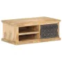 Mesa de centro con puerta madera maciza de mango 90x50x35 cm by , Coffee table - Ref: Foro24-289097, Price: 176,87 €, Discoun...