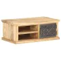 Mesa de centro con puerta madera maciza de mango 90x50x35 cm by , Coffee table - Ref: Foro24-289097, Price: 176,87 €, Discoun...