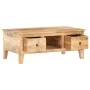 Mesita de centro madera de mango rugosa 100x55x40 cm by , Coffee table - Ref: Foro24-320236, Price: 282,96 €, Discount: %