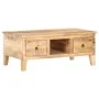 Mesita de centro madera de mango rugosa 100x55x40 cm by , Coffee table - Ref: Foro24-320236, Price: 282,96 €, Discount: %