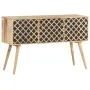 Aparador de madera maciza de mango 118x35x75 cm by , Sideboards - Ref: Foro24-320939, Price: 347,80 €, Discount: %