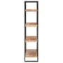 Estantería de 4 niveles madera maciza de acacia 120x40x180 cm by , Bookcases and shelves - Ref: Foro24-321065, Price: 419,41 ...