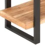 Estantería de 4 niveles madera maciza de acacia 120x40x180 cm by , Bookcases and shelves - Ref: Foro24-321065, Price: 419,41 ...