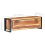 Mueble zapatero de madera maciza 120x35x40 cm von , Schuhregale und Schuhorganisatoren - Ref: Foro24-321557, Preis: 188,89 €,...