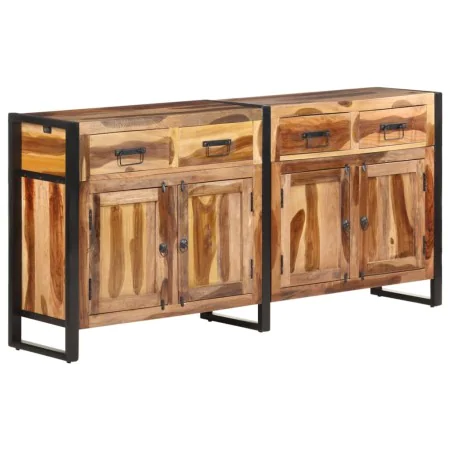 Aparador de madera maciza de acacia acabado miel 172x35x80 cm by , Sideboards - Ref: Foro24-321698, Price: 503,60 €, Discount: %