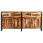 Aparador de madera maciza de acacia acabado miel 172x35x80 cm by , Sideboards - Ref: Foro24-321698, Price: 503,60 €, Discount: %