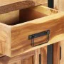 Aparador de madera maciza de acacia acabado miel 172x35x80 cm by , Sideboards - Ref: Foro24-321698, Price: 503,60 €, Discount: %
