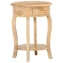Mesa auxiliar de madera maciza de mango 37x37x61 cm by , Side tables - Ref: Foro24-321789, Price: 131,33 €, Discount: %
