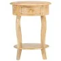 Mesa auxiliar de madera maciza de mango 37x37x61 cm by , Side tables - Ref: Foro24-321789, Price: 131,33 €, Discount: %
